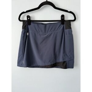 Smartwool Women's Merino Wool Blend Navy Sport Skirt Size S built in shorts‎